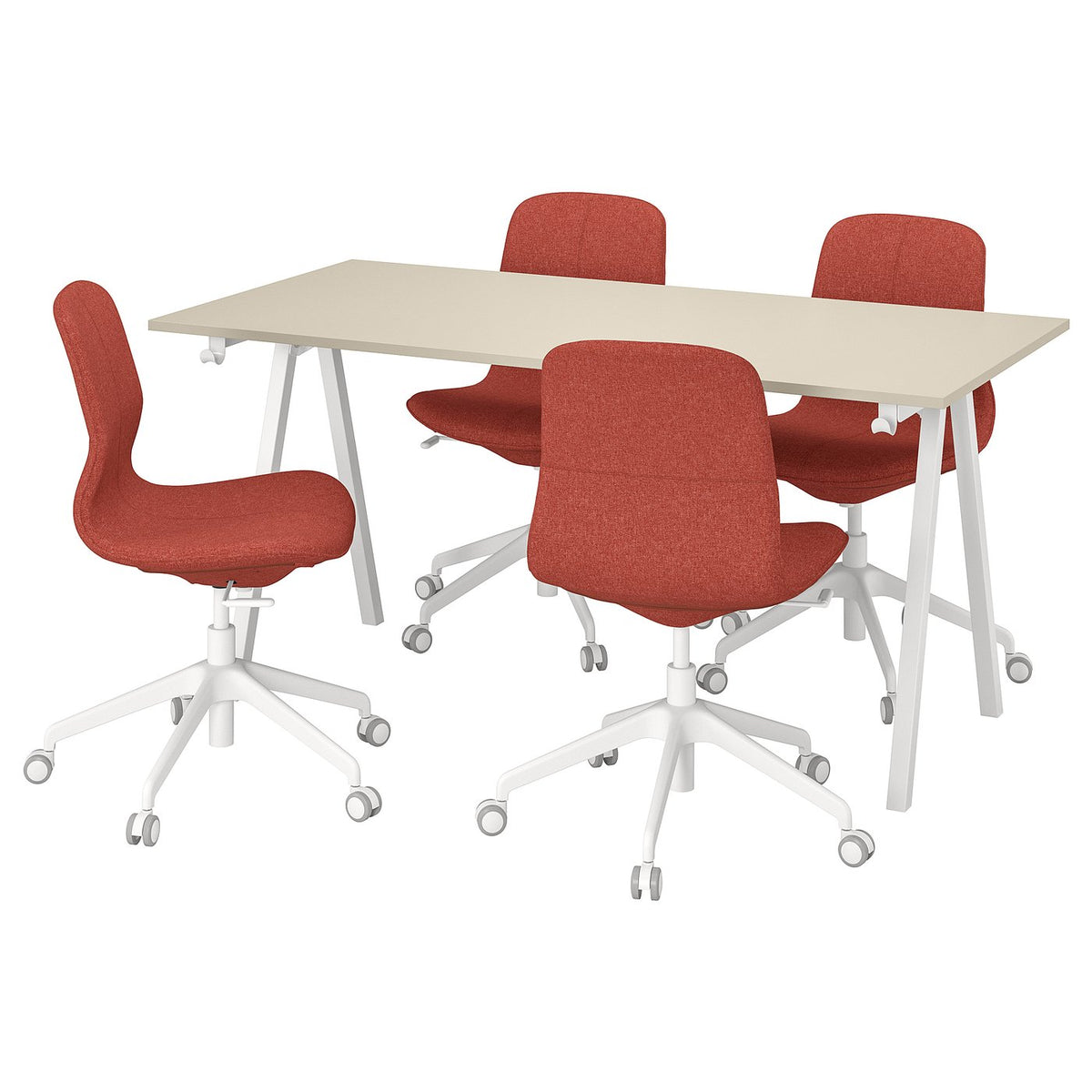 TROTTEN / LÅNGFJÄLL conference table and chairs