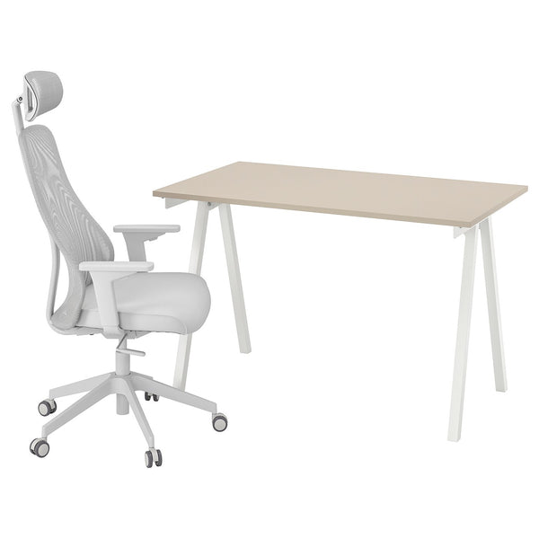 TROTTEN / MATCHSPEL desk and chair