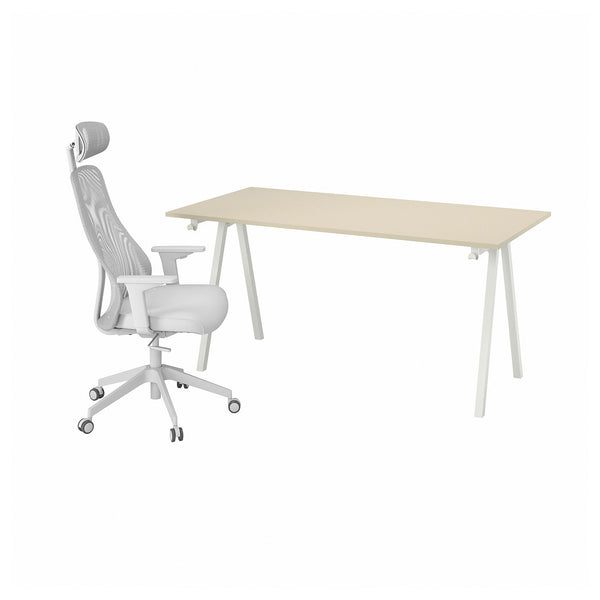 TROTTEN / MATCHSPEL desk and chair