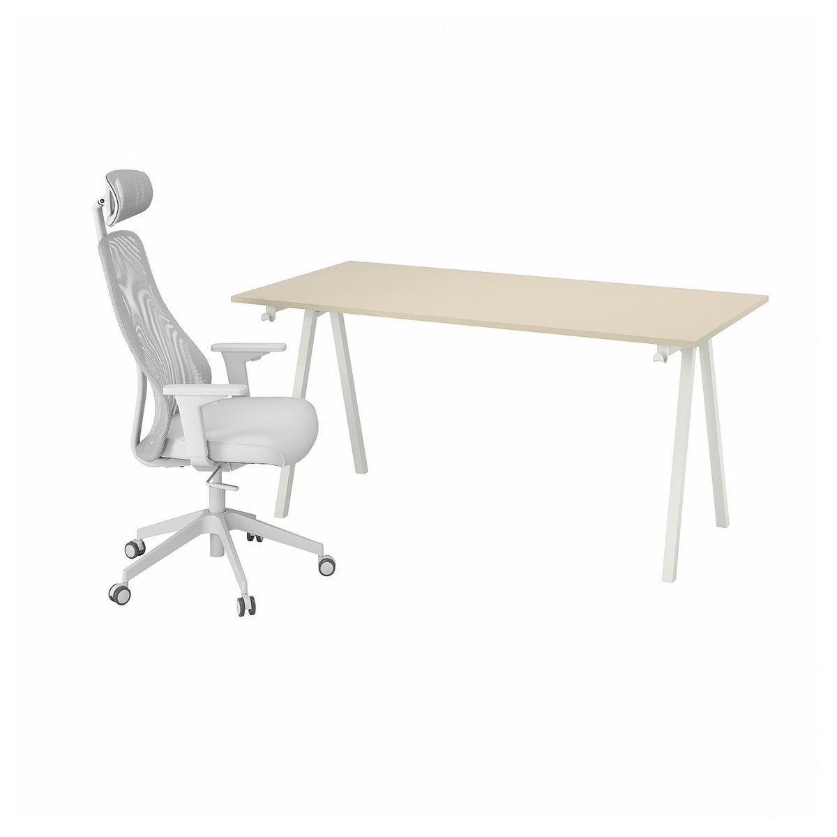 TROTTEN / MATCHSPEL desk and chair