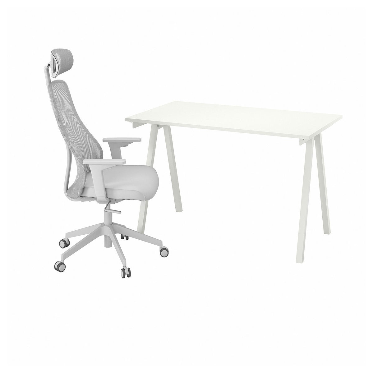 TROTTEN / MATCHSPEL Desk and chair