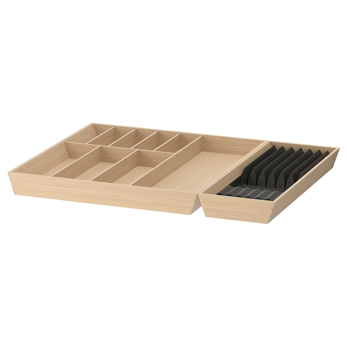 UPPDATERA cutlery tray/tray with knife rack, 72x50 cm