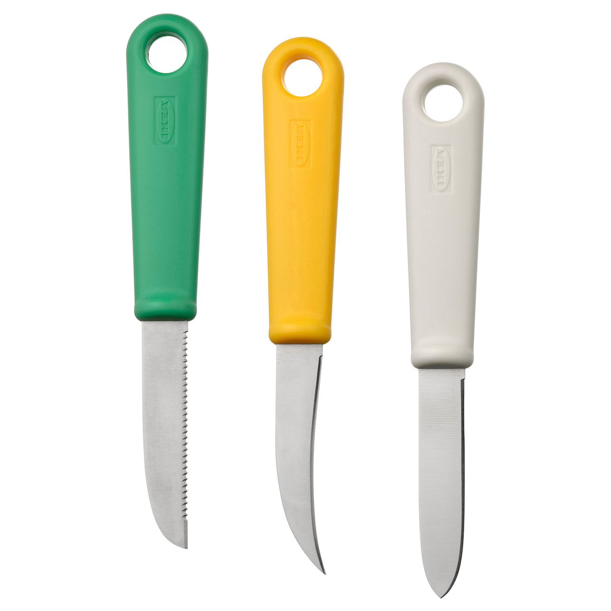 UPPFYLLD paring knife, set of 3