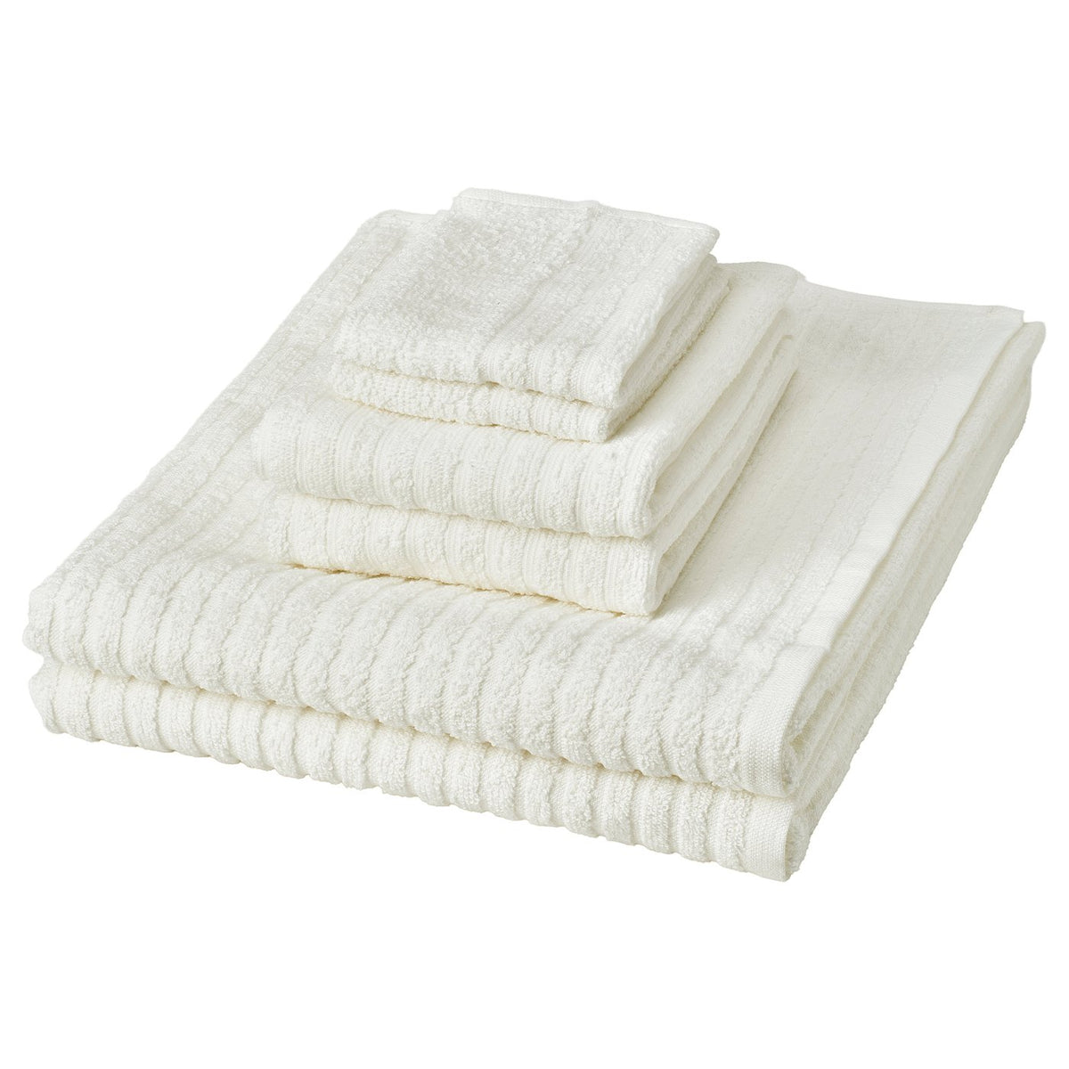 VÅGSJÖN towel, set of 6