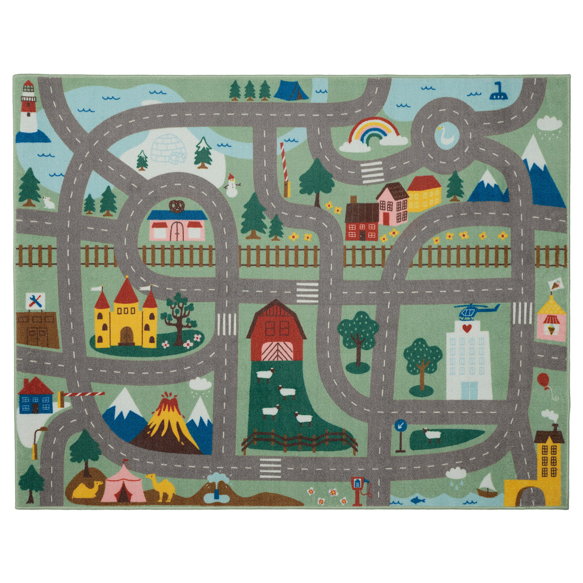 VALLABY rug, 100x133 cm
