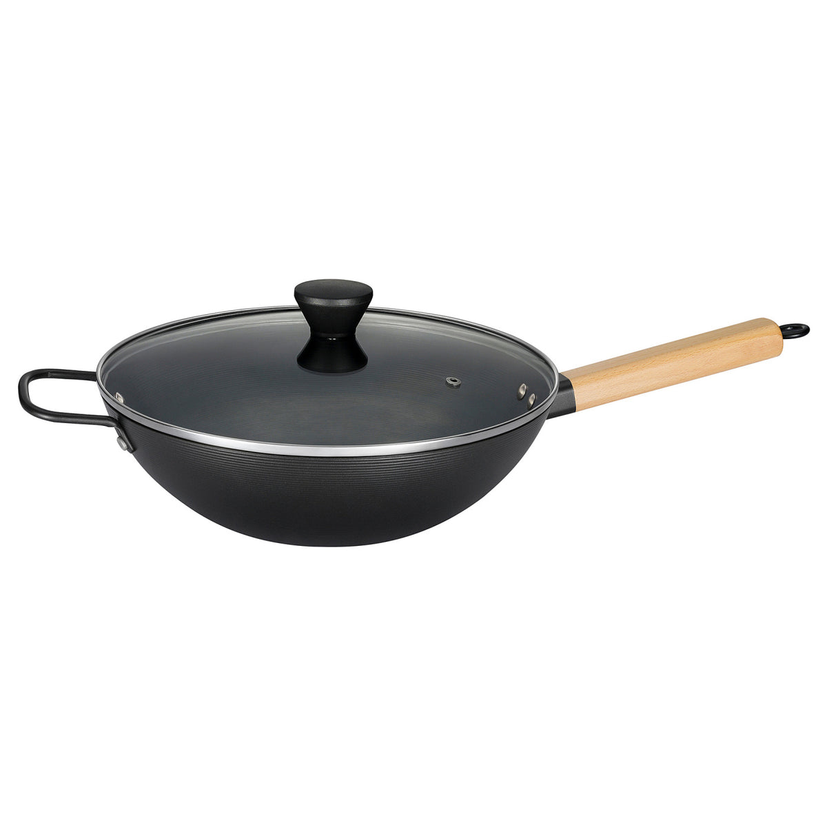 VARDAGEN wok with lid, 30 cm