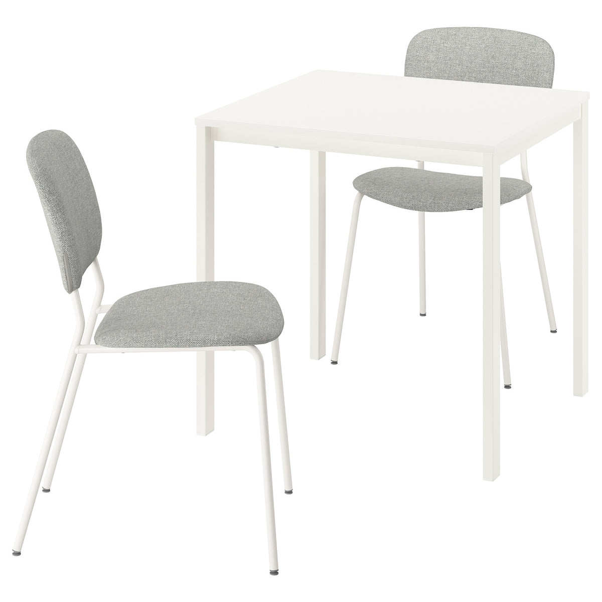 VIHALS / VIHALS table and 2 chairs, 74x74 cm