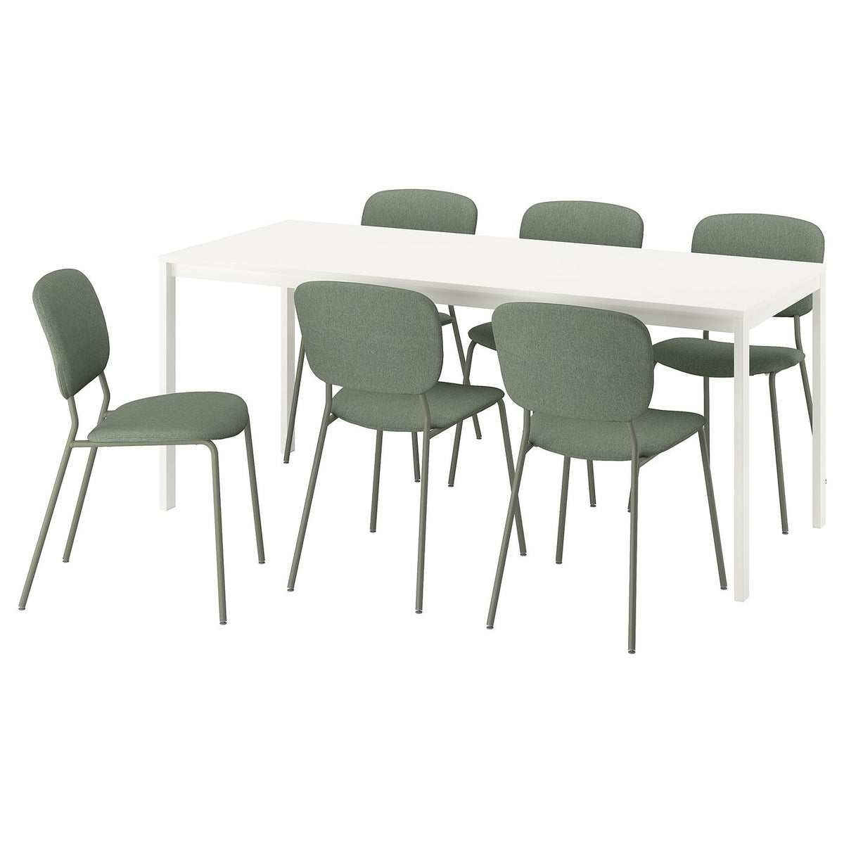 VIHALS / VIHALS table and 6 chairs