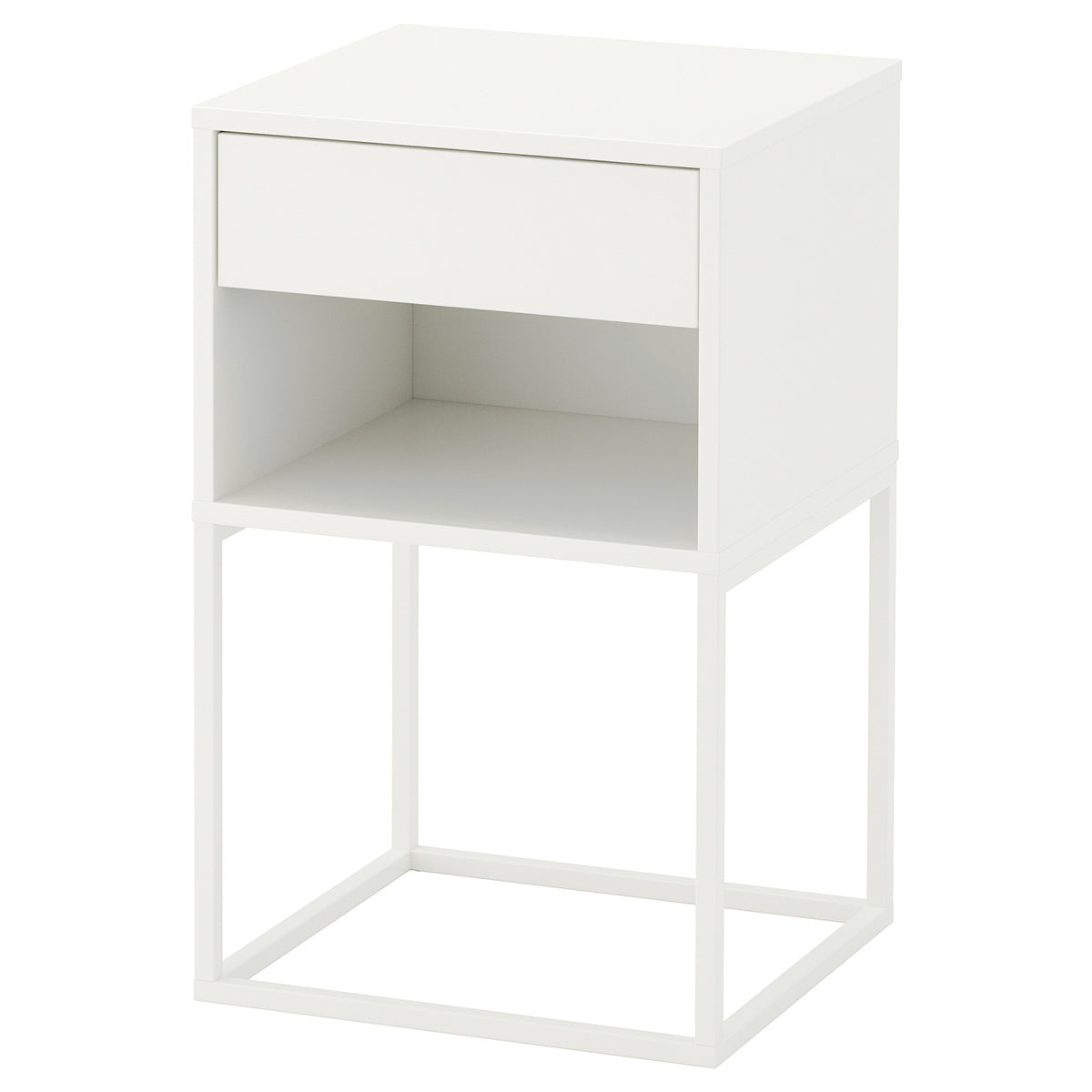 VIKHAMMER bedside table, 40x39 cm