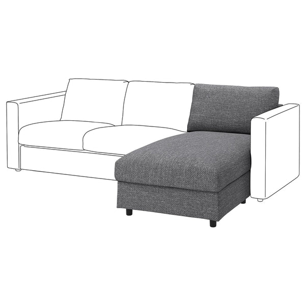 VIMLE chaise longue section