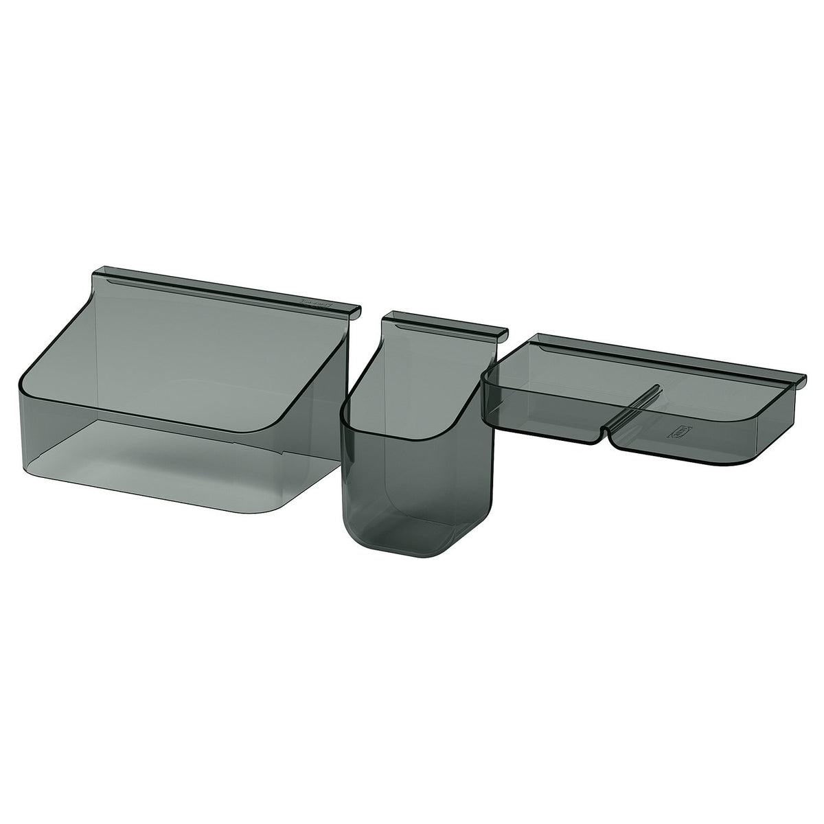 VISSLAÅN drawer organisers, set of 3