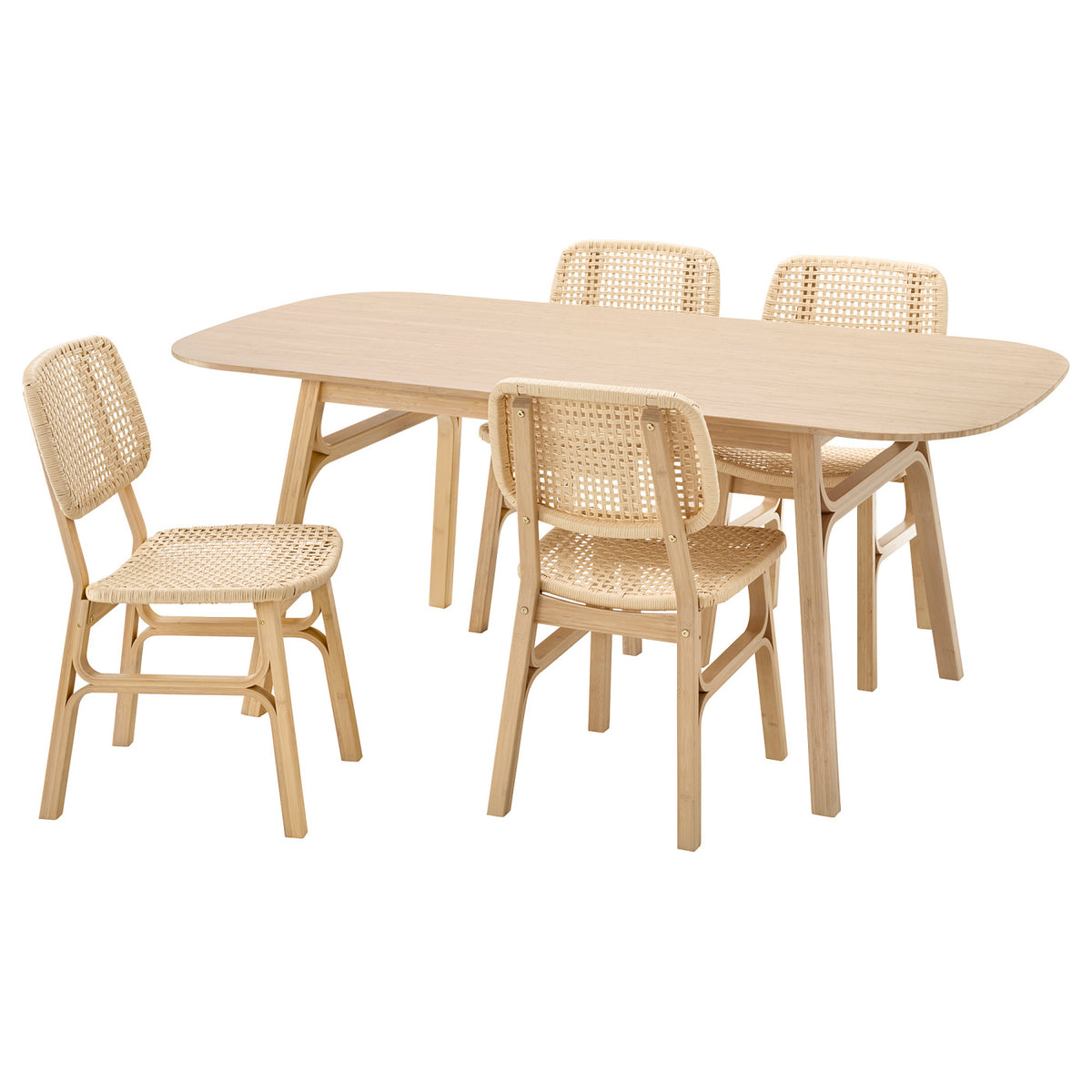 VOXLÖV / VOXLÖV Table and 4 chairs