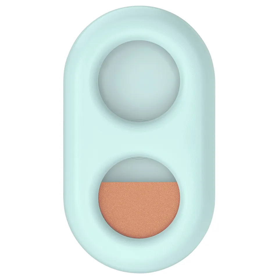 HUMLESJÖN Timer with suction cup, turquoise