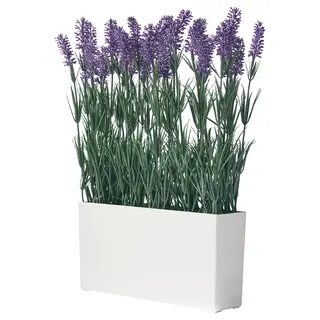 FEJKA artificial potted plant with pot, in/outdoor Lavender