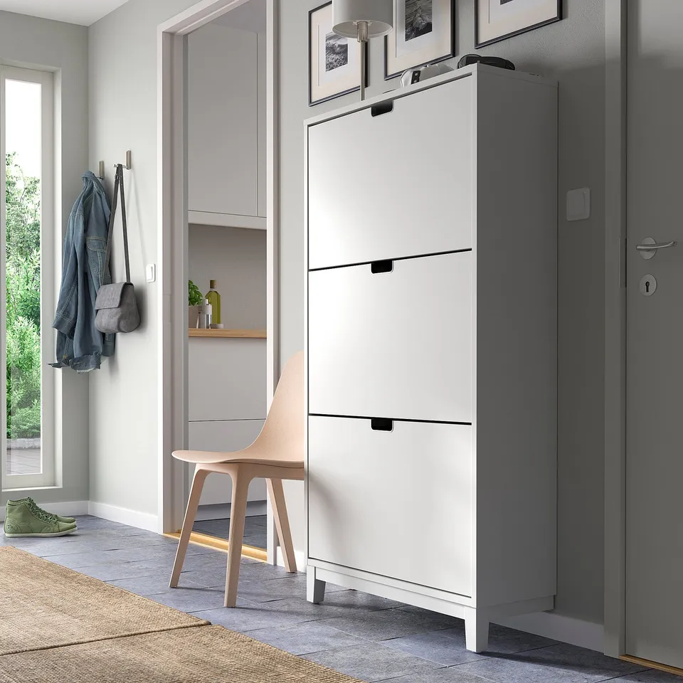 part: STÄLL shoe cabinet with 3 compartments
