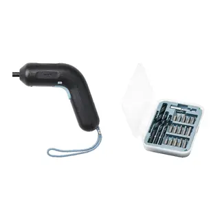 TRIXIG set: screwdriver, li-ion + 20-piece bit and drill set, 3.6 V