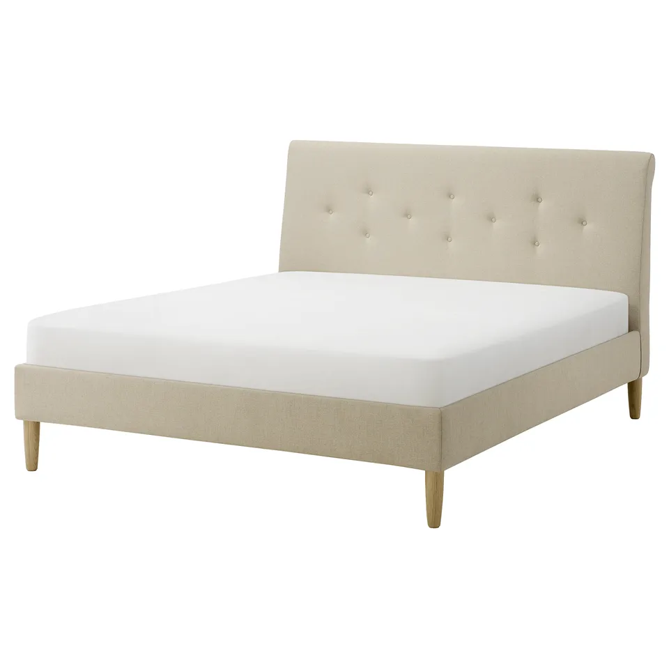 part: IDANÄS upholstered bed frame