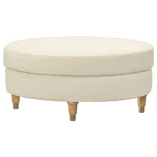 VALNÄS footstool, Knäbäck light beige, Width 97 x Depth 70 x Height 43 cm