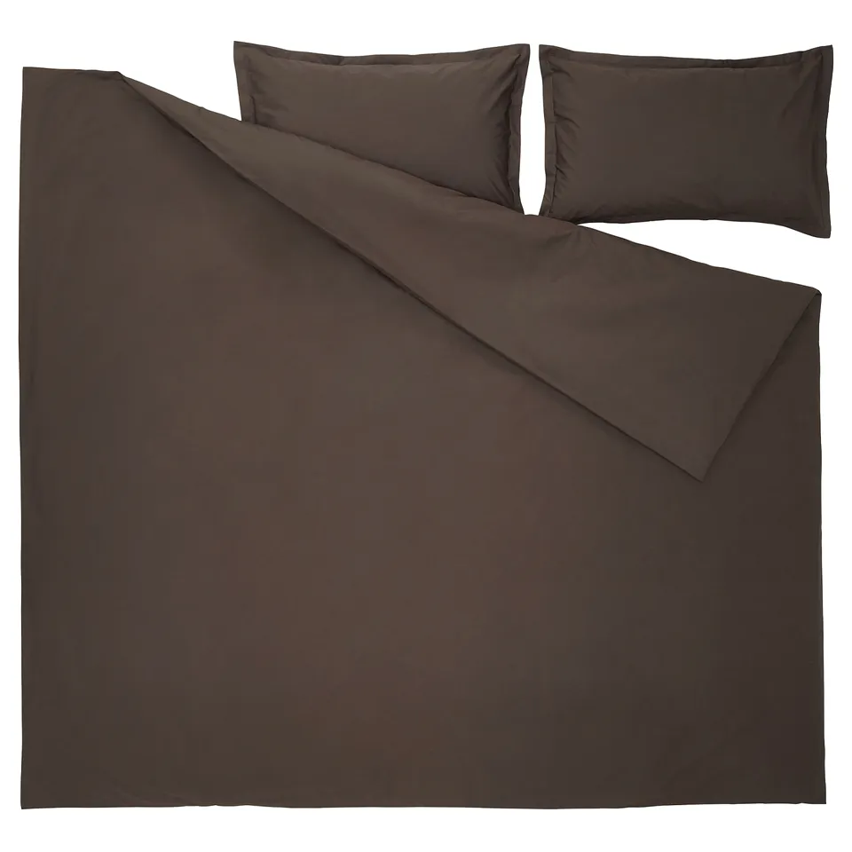 part: HAMPFLOCKEL duvet cover and 2 pillowcases