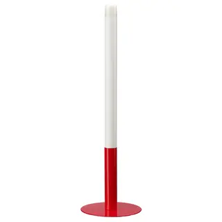STRÅLA LED candle, battery-operated red, Height 35 cm