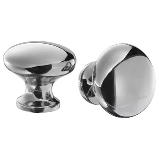 ENERYDA knob, chrome-plated, 27 mm