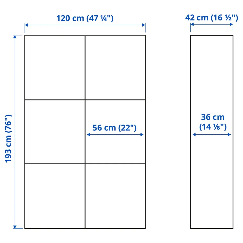 BESTÅ Storage combination w glass doors, white/Pipmakare white, 120x42x193 cm