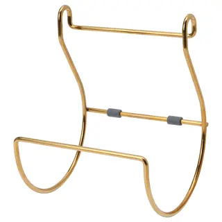 HULTARP kitchen roll holder, polished/brass-colour