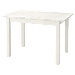 SUNDVIK children's table, white, 76x50 cm
