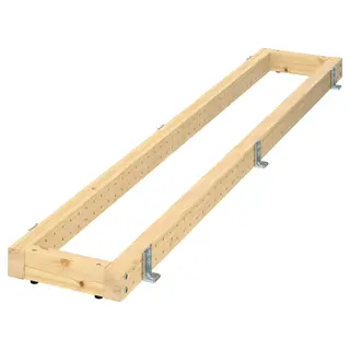 METOD floor anchoring frame f ktchn islnd, 210 cm