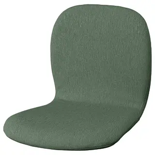 SKÅLSTA seat shell, Knäbäck grey-green, Depth 49 x Height 42 x Width 46 cm