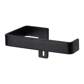 SKOGSVIKEN toilet roll holder, black, Width 13 x Depth 8 x Height 6 cm