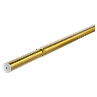 HUGAD curtain rod, brass-colour, 120-210 cm