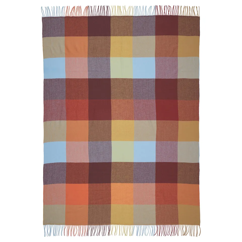 FLIKHAGTORN Throw, multicolour, 120x160 cm