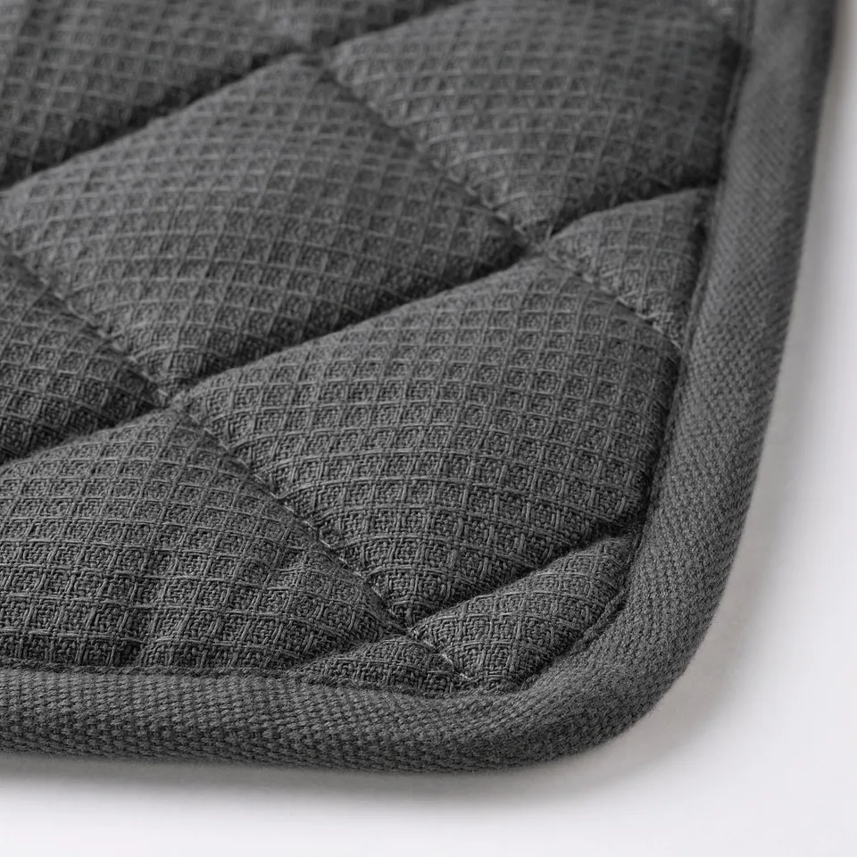 Grey textured potholders