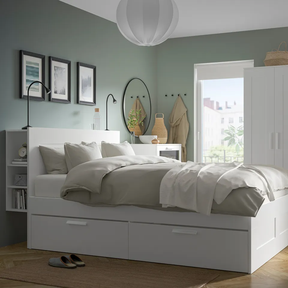 part: BRIMNES bedroom furniture, set of 3