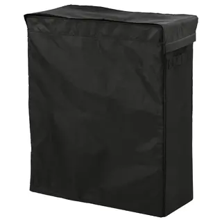SKUBB laundry bag with stand, black, 80 l