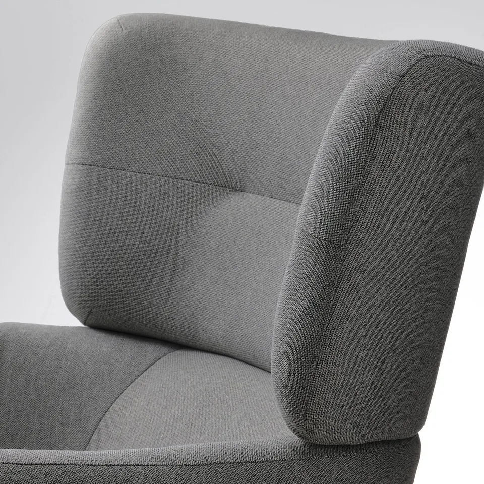 part: OSKARSHAMN wing chair with footstool