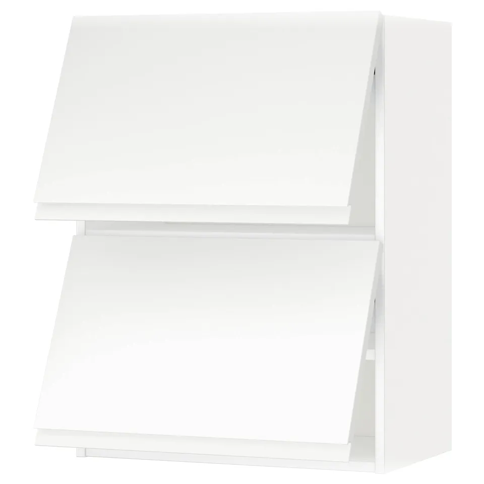METOD kitchen unit, white, rectangular, modern, minimalist design, with shelf and flat surfaces.