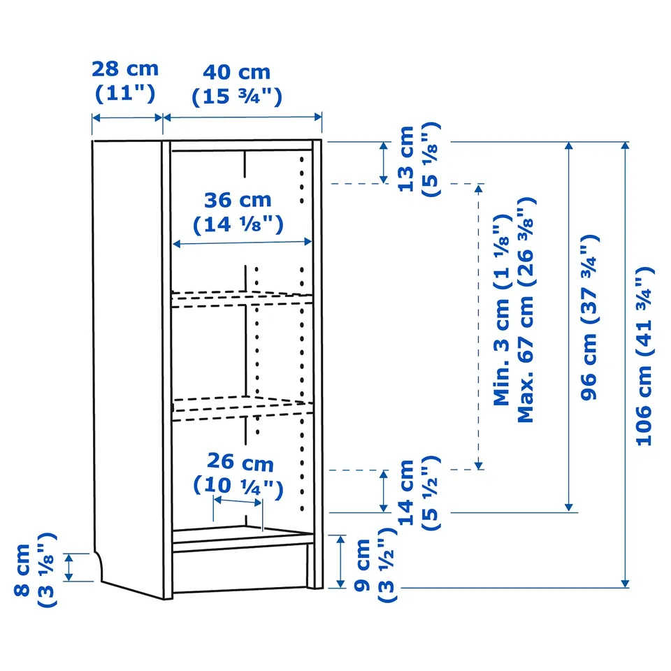 part: BILLY bookcase
