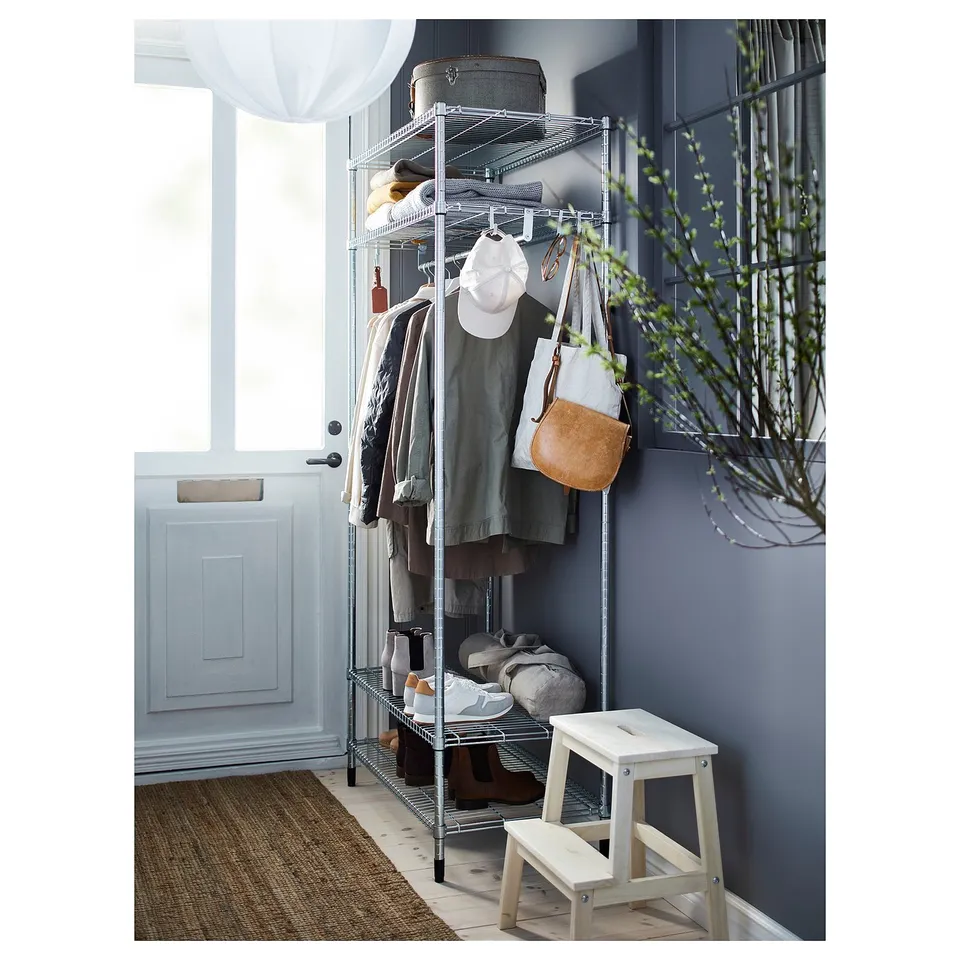 part: OMAR shelving unit with clothes rail