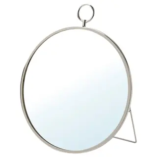 GRYTÅS mirror, silver-colour, 25 cm