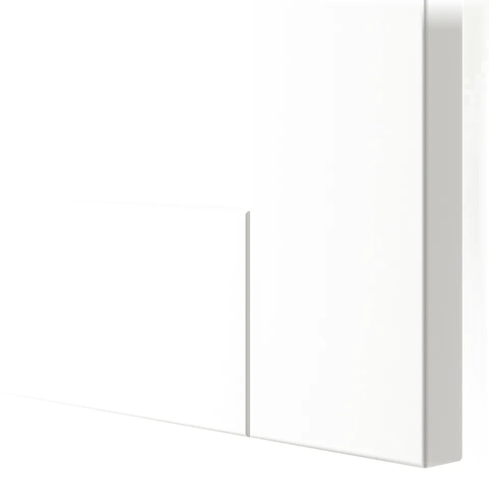 SANNIDAL Door with soft closing hinges, white, 60x120 cm