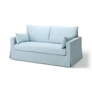 HYLTARP cover for 2-seat sofa, Kilanda pale blue