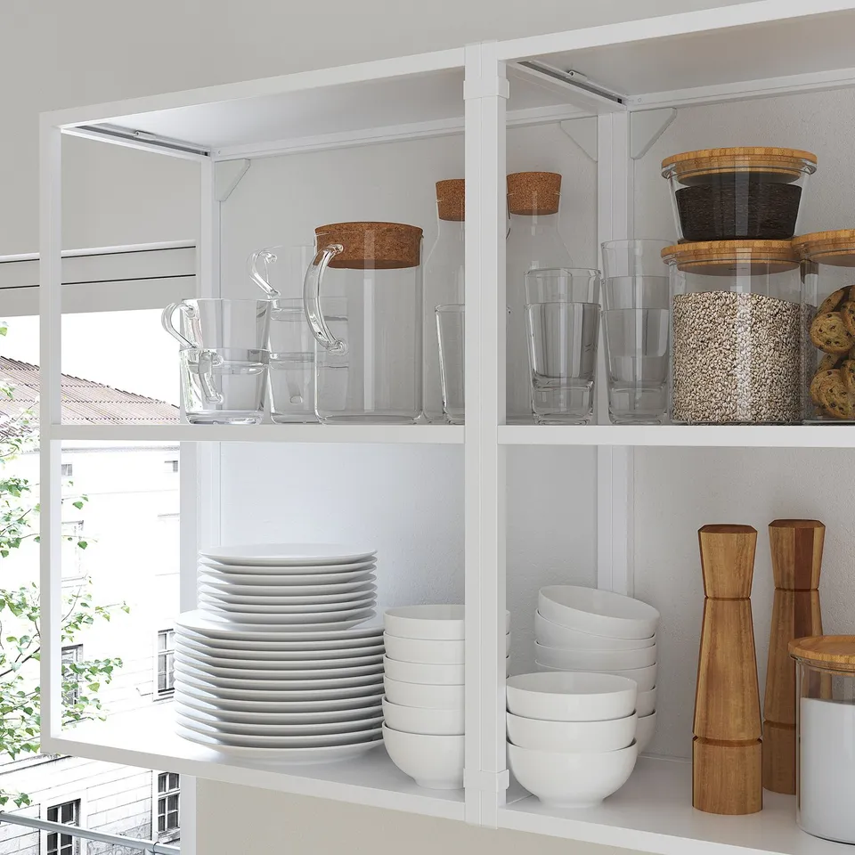 part: ENHET wall frame with shelves