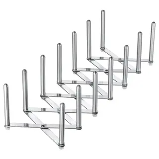 VARIERA pot lid organiser, stainless steel, Width 14.5 x Height 10 cm