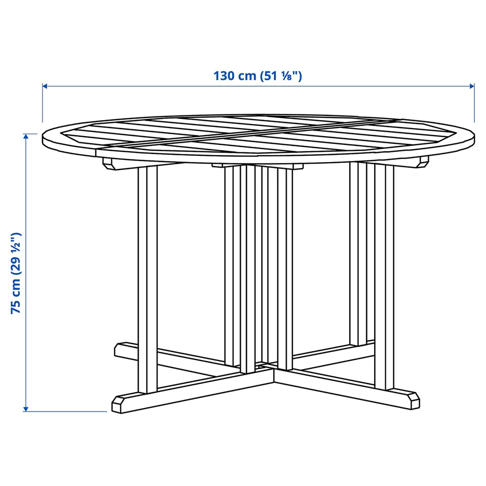 Illustration with measurements for the product: NÄMMARÖ.