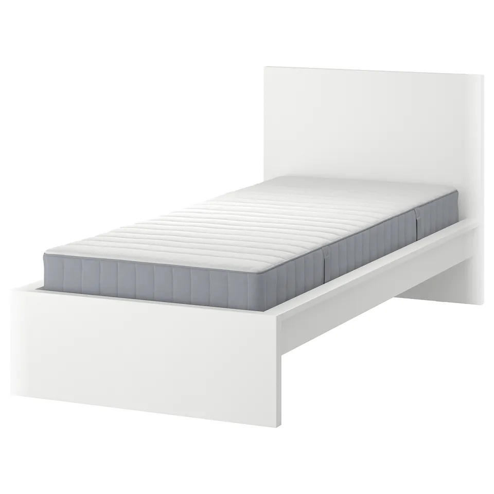 part: MALM bed frame with mattress