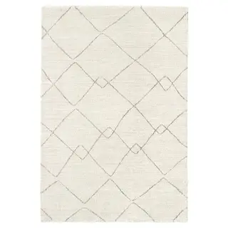 TVERSTED rug, low pile, beige, 133x195 cm
