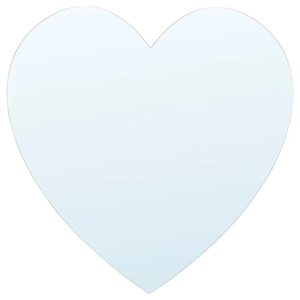 HOLMÖARNA Mirror, heart-shaped, 27x27 cm
