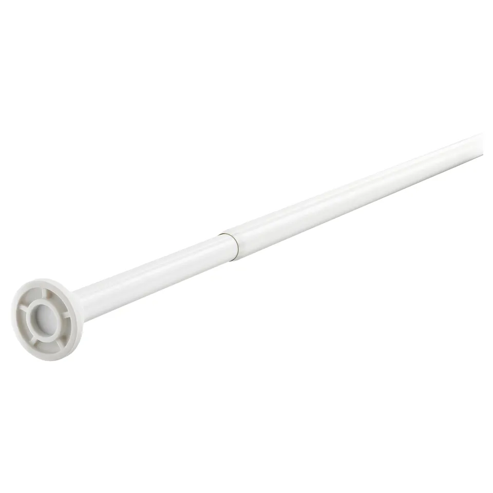 Aluminium BOTAREN shower rod, 120-200 cm, spring mechanism.